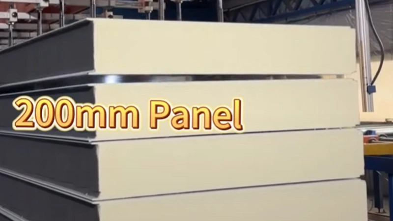 แผงห้องเย็นที่ร้อนแรงที่สุดของปี2025! หนาเพียง5ซม. แต่ฉนวนของมันเป็นคู่แข่งกับผนังอิฐ24ซม.!