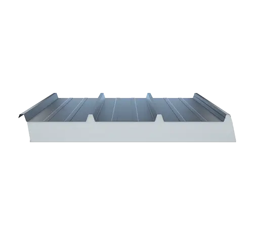 Insulateroof Tines แผงแซนวิชหลังคาโลหะหน้า