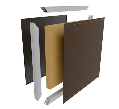 Doubles/ สี-แผงเซลล์แสงอาทิตย์แบบบูรณาการประหยัดพลังงาน